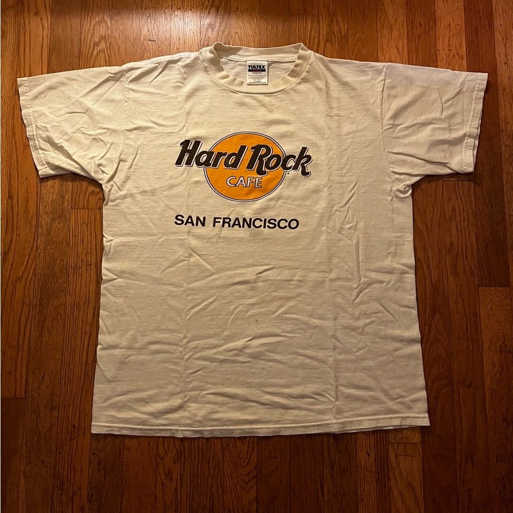 Tultex Cream Hard Rock Cafe San Francisco T-Shirt